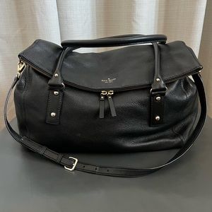 Kate Spade Brighton Park Pebble Black Travel Weekend Bag